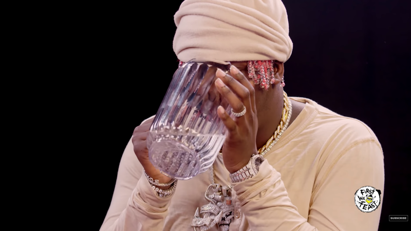 Illustration for article titled Lil Yachty, 21, Has Never Tried Hot Sauce Before. Watch Him Pop His Pepper